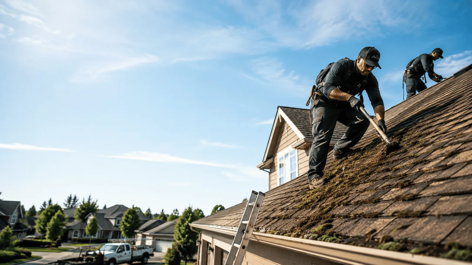 Roof Moss Removal in Secor, IL near me